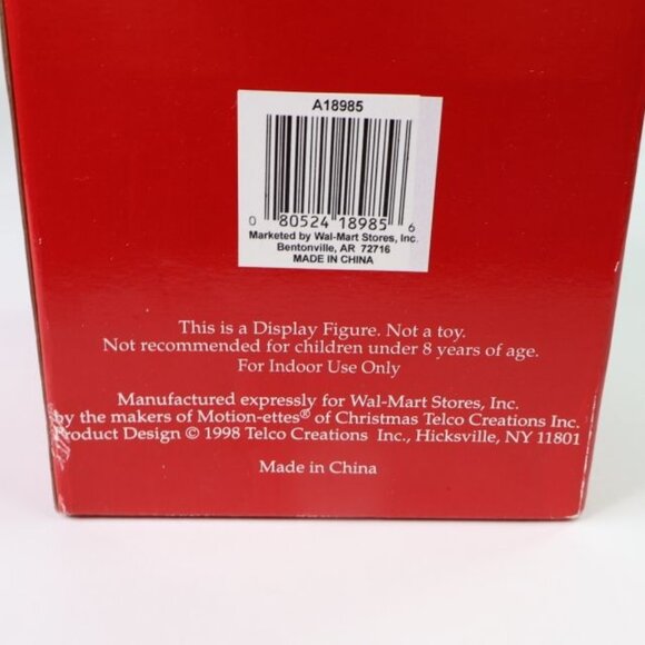 Vintage Motion-ettes Santa Claus Animated Christmas Figure Musical Animated - Picture 10 of 11